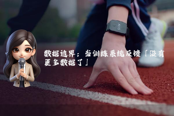 数据边界:当训练系统反馈「没有更多数据了」